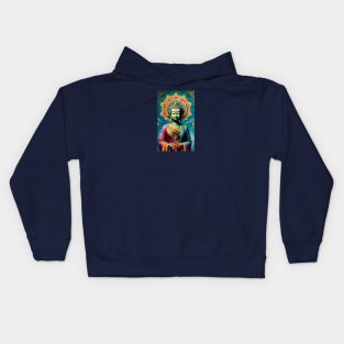 Buddha Tree of Life Mandala Kids Hoodie